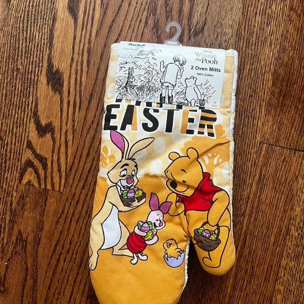 Winnie the pooh easter oven mitts